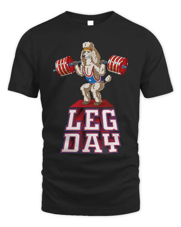 Poodles Leg Day poodle Weight Lifting Squat Gym 130 Poodle dog