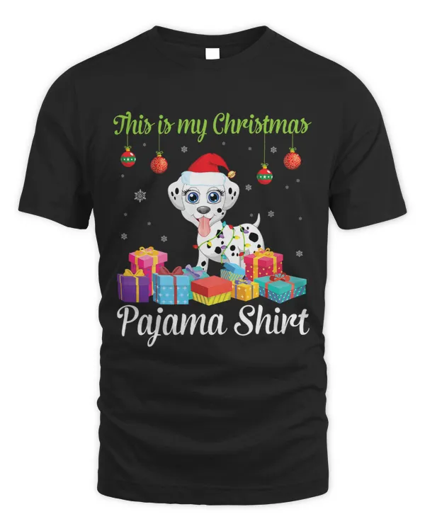 Dalmatian Dancing Presents Merry This Is My Christmas Pajama Dalmatians Dog