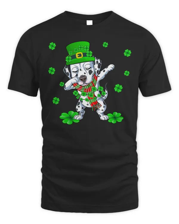 Dabbing Dalmatian St Patricks Day 131 Dog Lover Dalmatians Dog