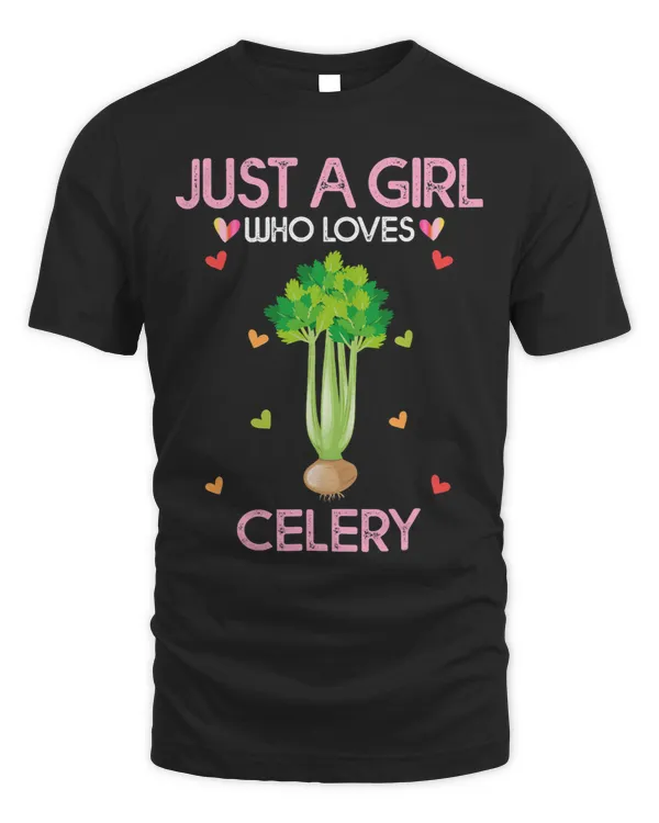 Celery Shirt For Women Just A Girl Who Loves Celery