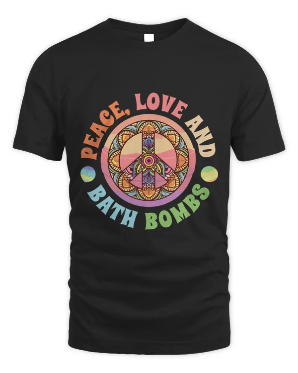 Peace Love Bath Bombs Psychedelic Peace Sign 70s