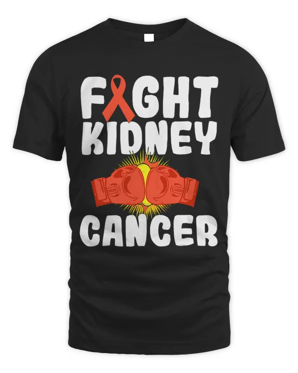 Fight Kidney Cancer Awareness Fighter Orange Ribbon