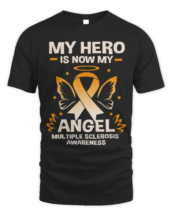 MS Orange Ribbon My Hero Is Now My Angel