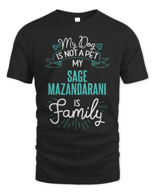 Cute Sage Mazandarani Design Family Dog Giftn