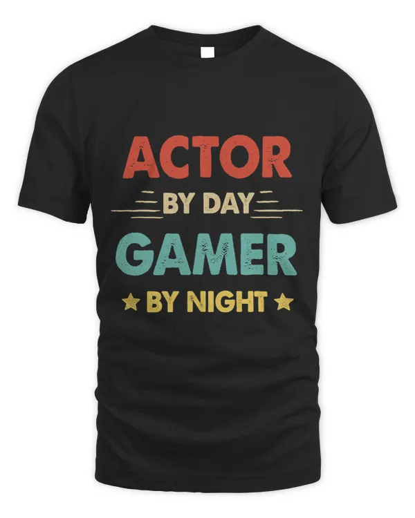 Retro Actor By Day Gamer By Night