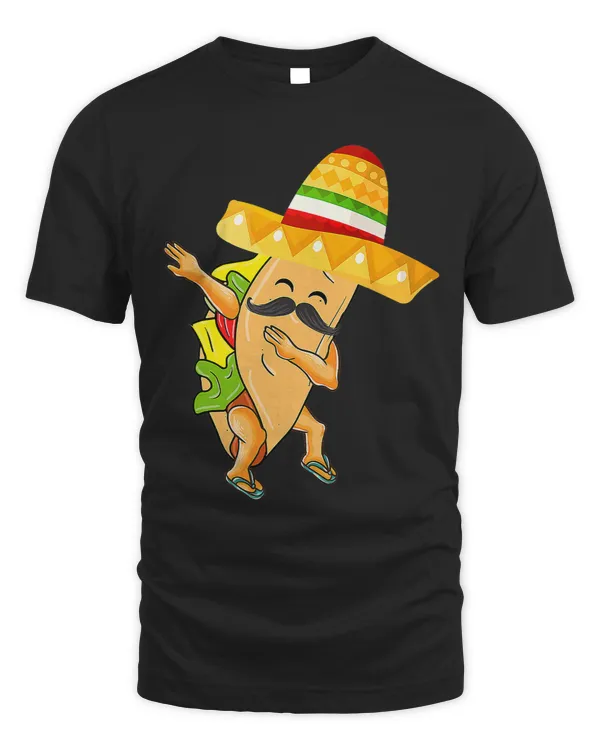 Dabbing Peppers Mustache Sombrero Cinco De Mayo