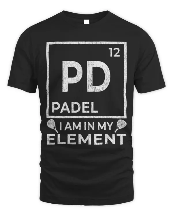 Funny Padel Pun Periodic Table For Padel Lovers Players