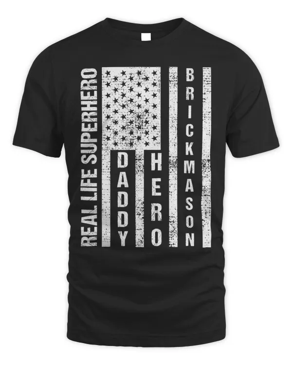 Mens Husband Daddy Hero Brickmason Father Day Gift