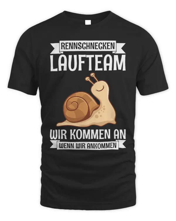 Racing snails running team running jogging runner snail saying