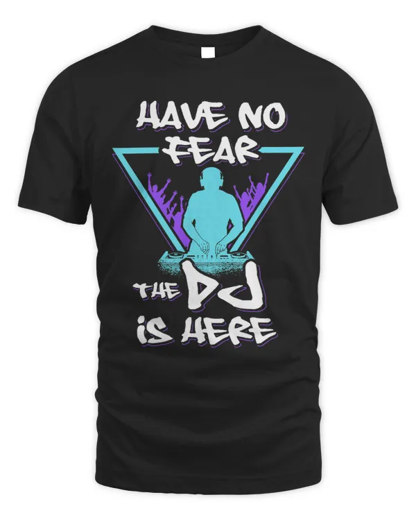 DJ Tshirt for Mens Graphic Disc Jockey Boy Techno Discjockey