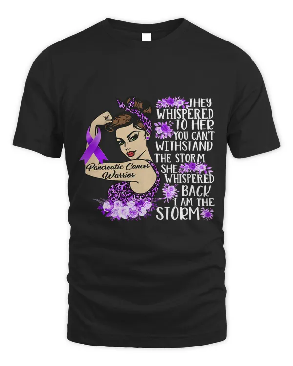 Im The Storm Purple Pancreatic Cancer Warrior Unbreakable