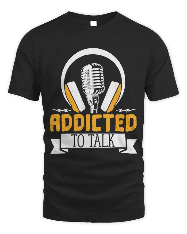 Podcasting Radio Streaming Vintage Addicted To Talk