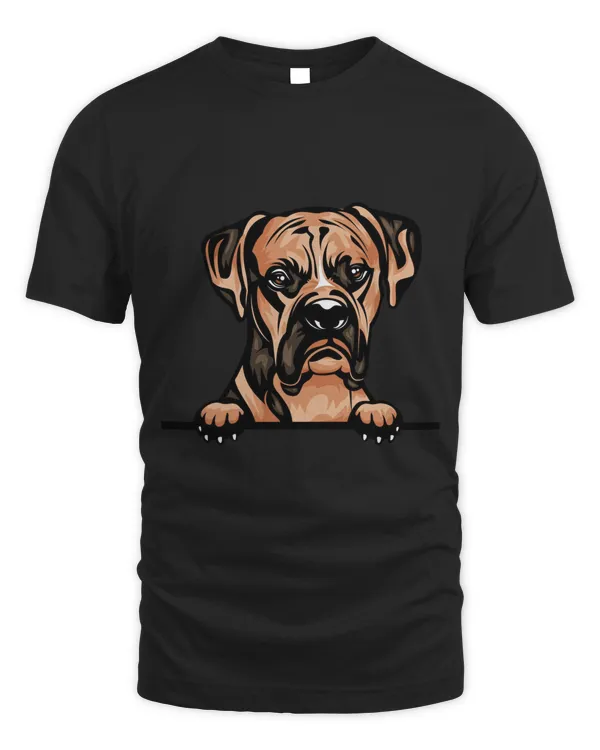 Animal Dog Boxer 6yhkmc Color Peeking
