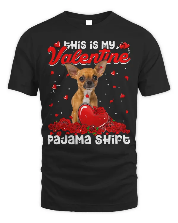 Chihuahuas This Is My Chihuahua Dog Valentines Hearts Puppy Lover 441 Chihuahua Dog