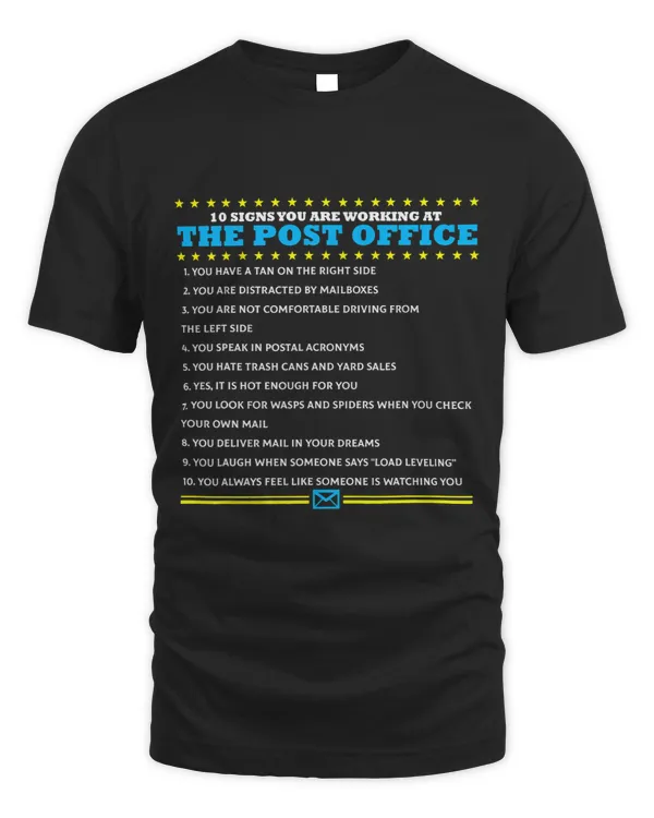 10 Signs Working at Post Office Postman Statement