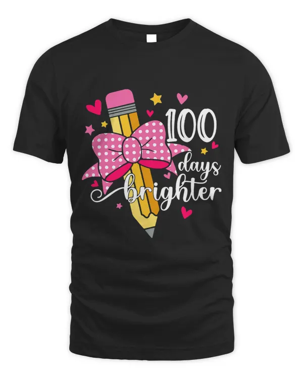 100 Days Brighter Pencil Headband Girls 100th day of School 1