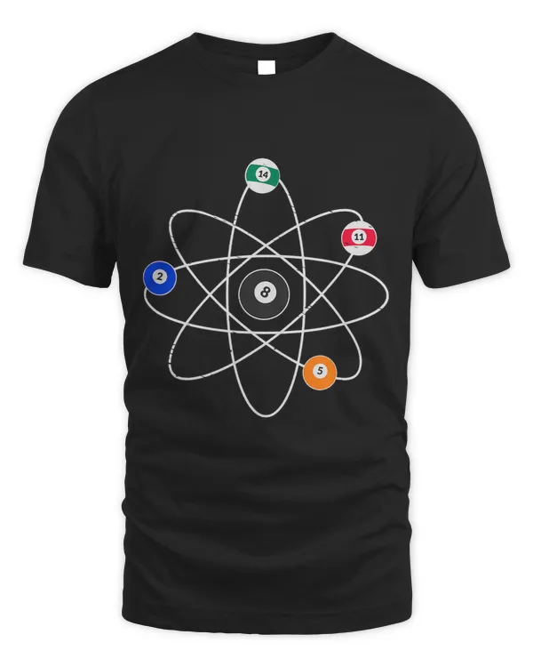 Snooker Cue Ball Pool Player Science Billiard Atom Sign