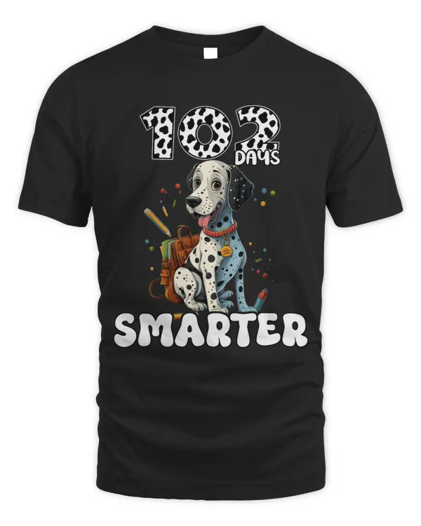 Dalmatian 10 Days Smarter Dalmatian 10 Day Of School Kid Teacher7 Dalmatians Dog