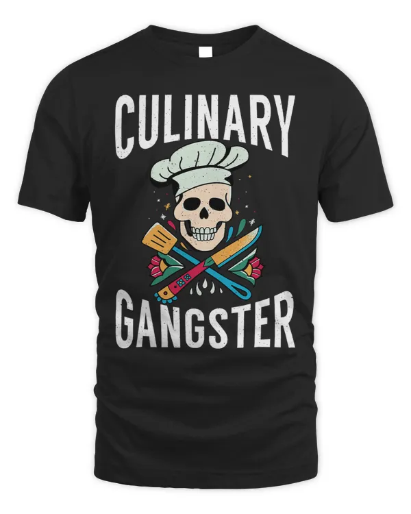 Culinary Gangster Funny Chef Cooking Kitchen Cook
