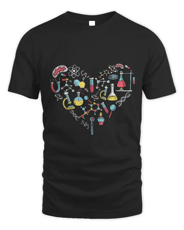 Classy Science merch Heart Love Scientist teacher