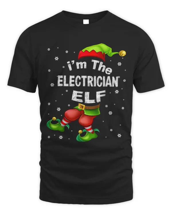 Electrician Elf Matching Family Group Christmas Pajama gift