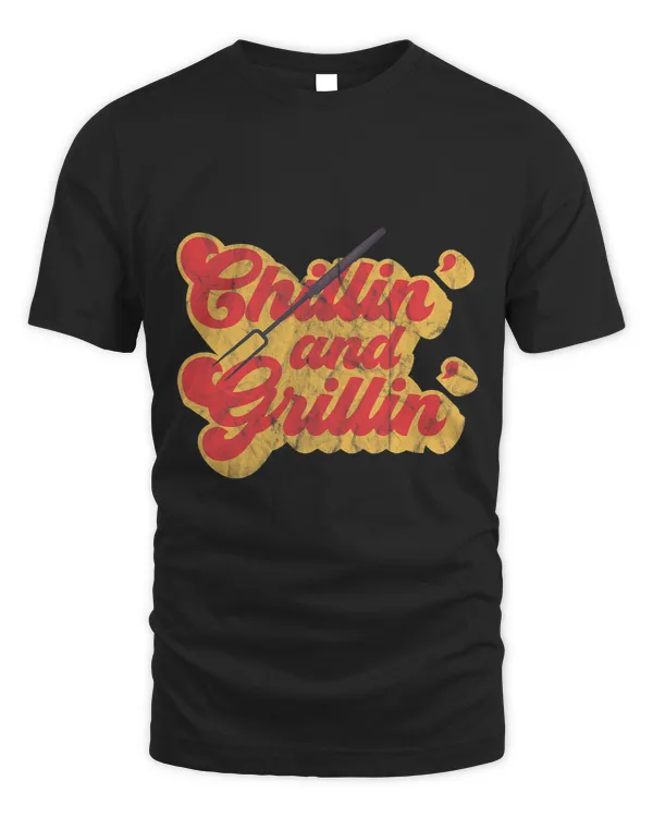 Mens Chilin and Grillin Funny Grilling Smoker