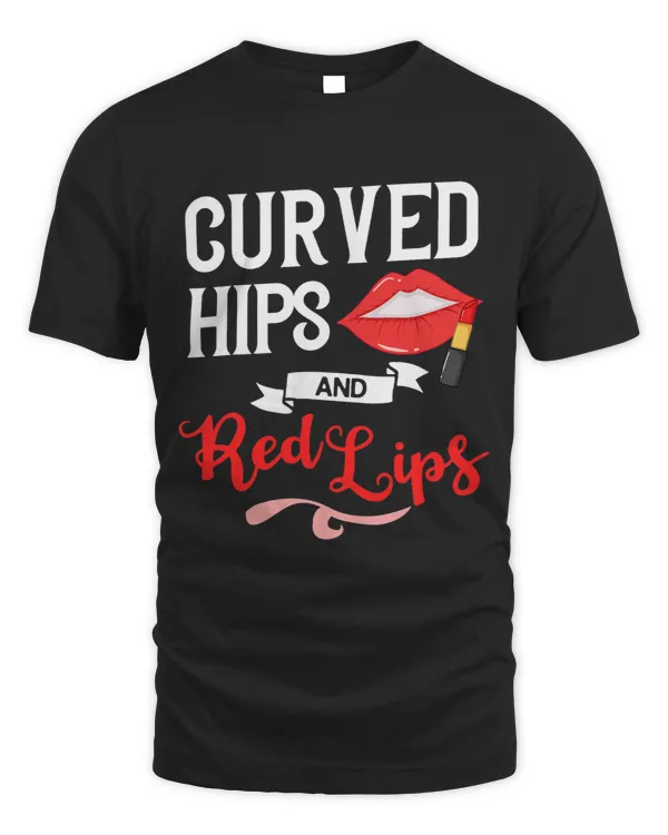 Curved Hips and Red Lips Makeup Artist Cosmetologist