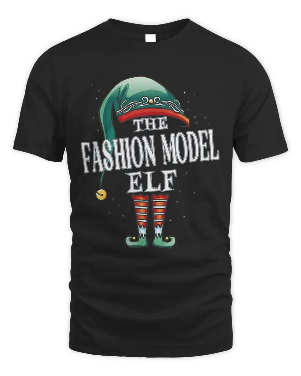 Fashion Model Elf Christmas Group Xmas Pajama Party