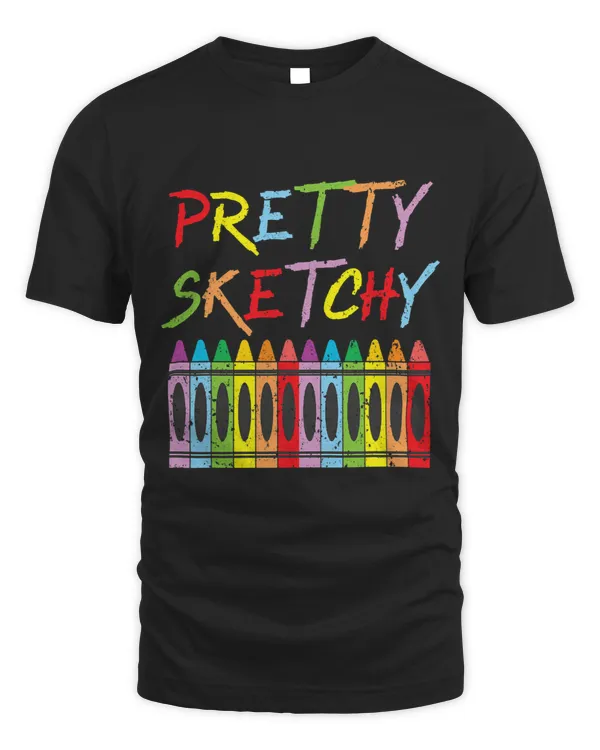 Pretty Sketchy Crayon Lover Coloring Artistic Drawing Color