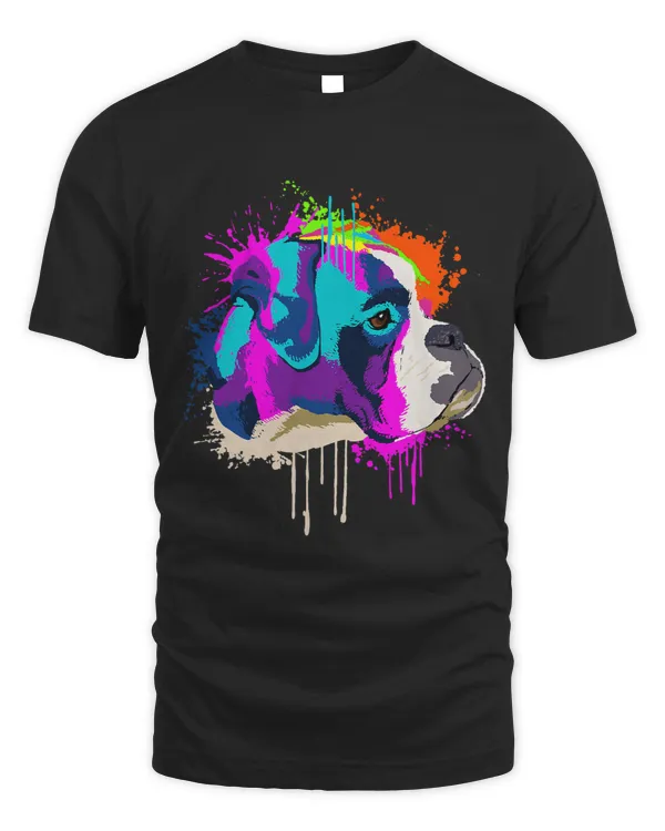 Boxer Splash Art Boxer Owner Gift Idea Dog Boxers Dog