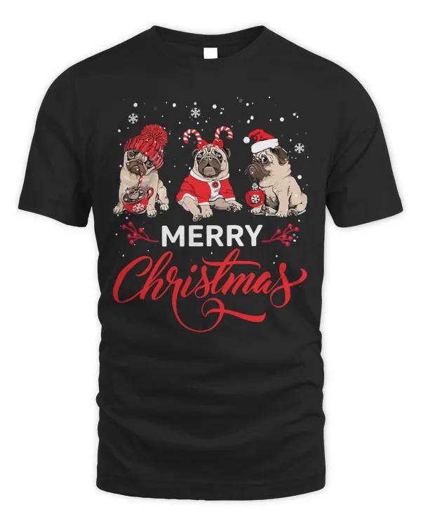 Pug Lover Ugly Christmas For Women Men Kids Dog Lover 122 Pugs Dog