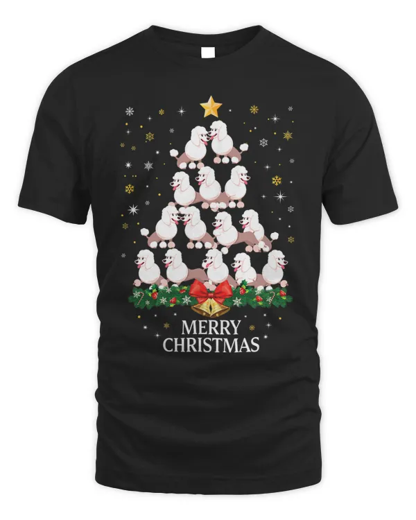 Poodles Christmas Poodle Dog Tree Design for Boys Girls Poodle dog Poodle dog