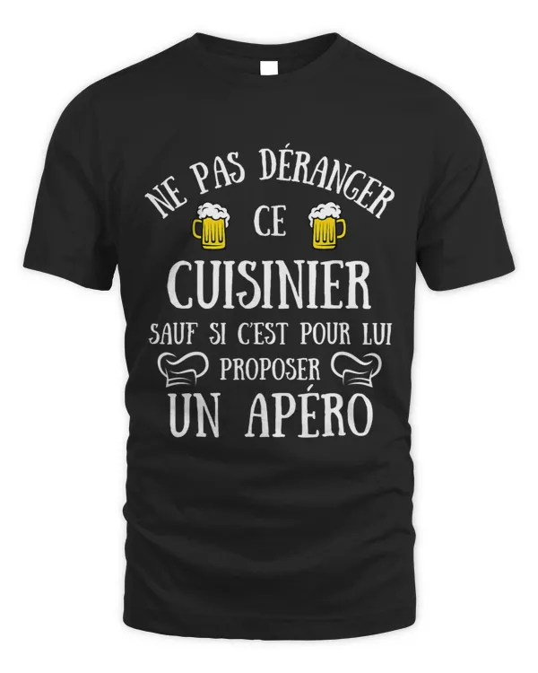 Mens Do not disturb the cook aperitif humour kitchen gift idea