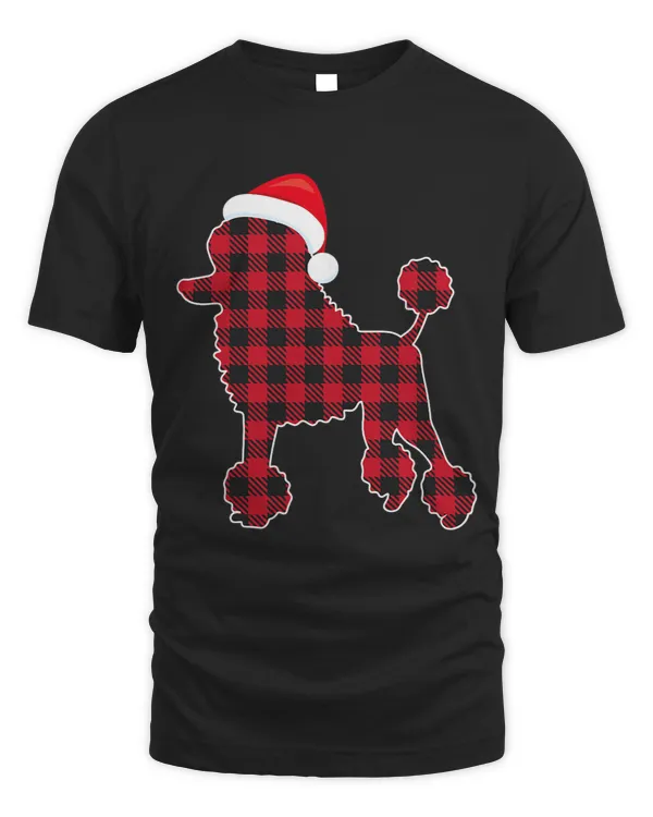 Poodles Red And Black Christmas Buffalo Plaid Poodle dog Poodle dog