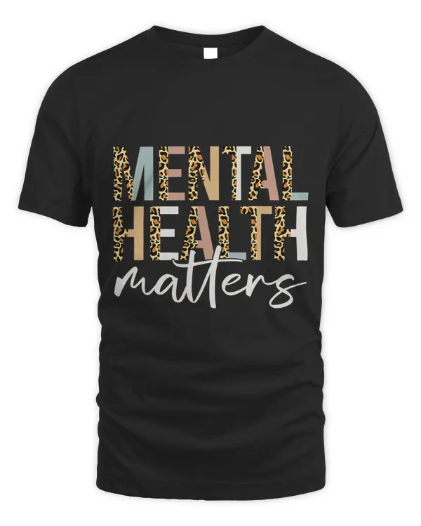 Leopard Mental Health Matters Awareness Christmas Birthday
