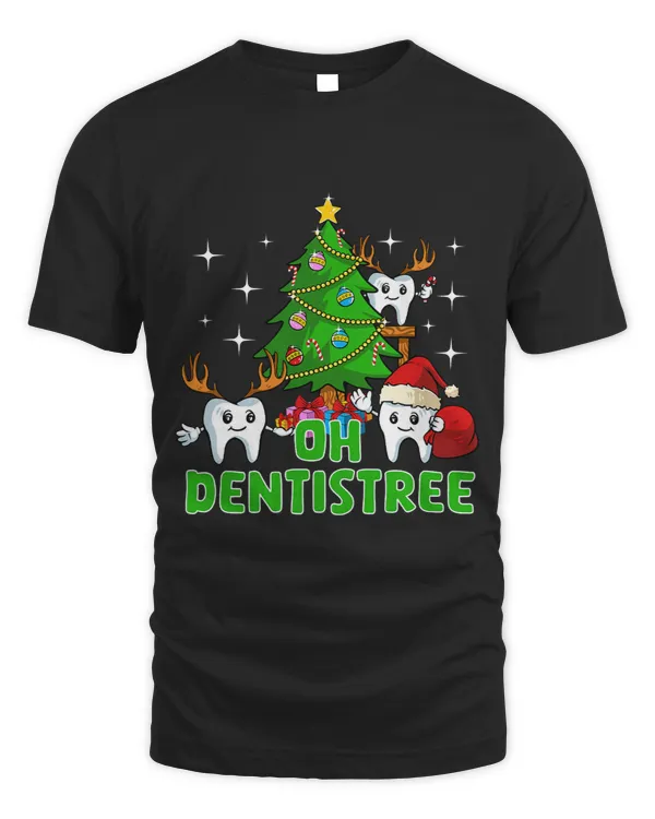 Oh Dentistree Funny Christmas Tree Dental Hygiene Xmas 2