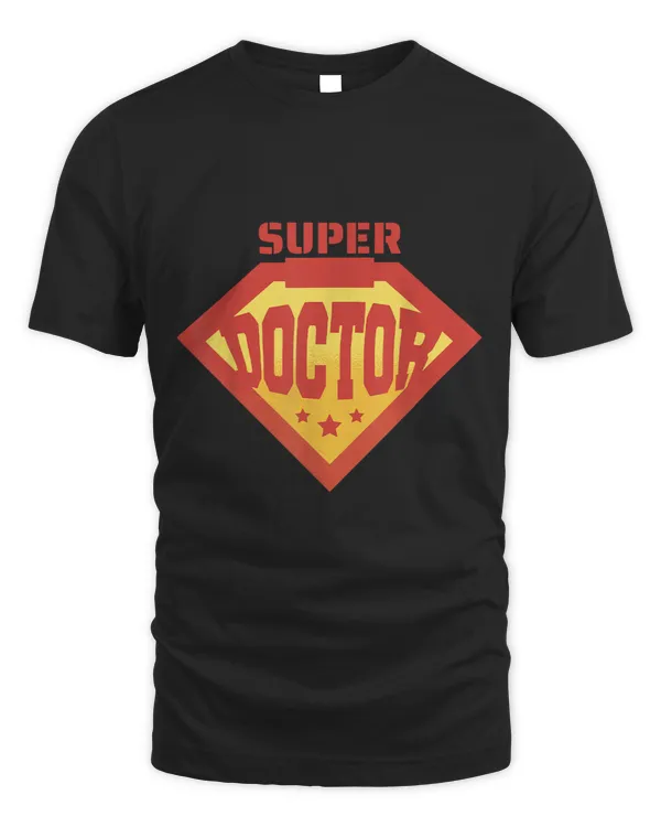 Mens Super doctor badge on the chest Physician