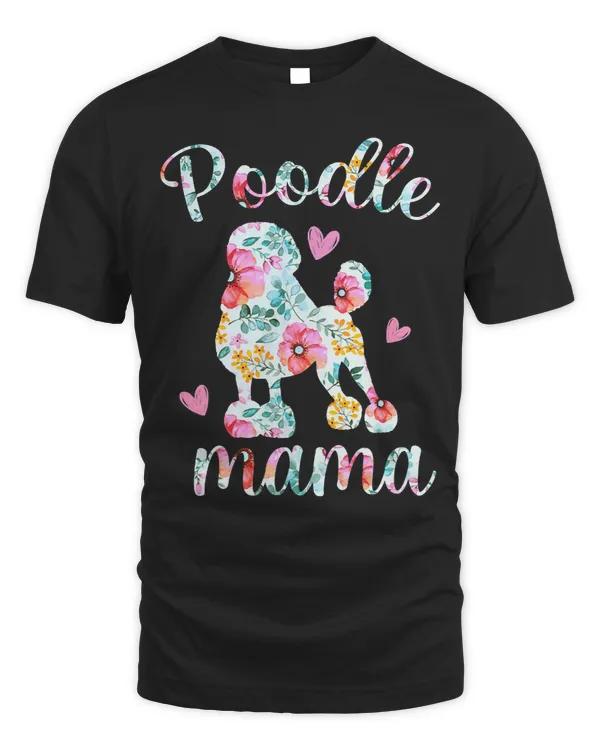 Poodles Womens Poodle MomFunny Poodle Mama Dog Lover Owner 303 Poodle dog