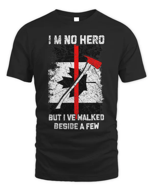 Canadian Firefighter Tee Heritage DNA Flag