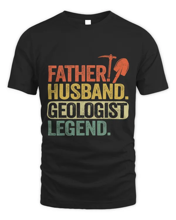 Mens Father Husband Geology Legend Rock Collector Funny Geologist