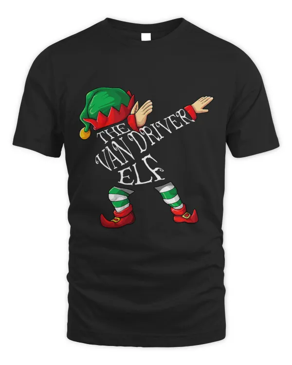 Dabbing Van Driver Elf Christmas