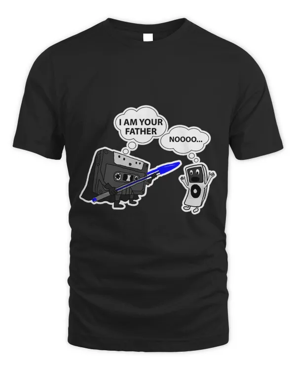 I am your father Cassette Vs MP3 Player retro funny
