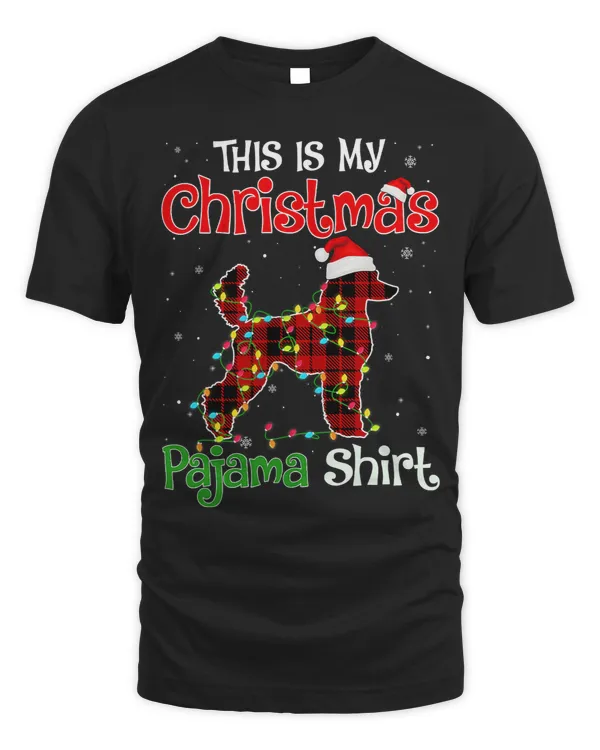 Poodles This Is My Christmas Pajama Poodle Dog 629 Poodle dog