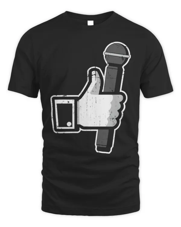 Like Hand Microphone Gift for Singer Rapper Speaker