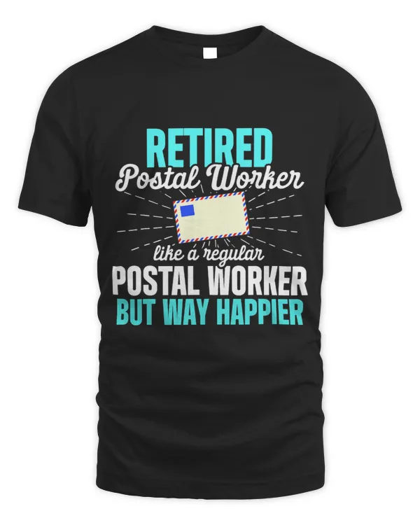 Retired Postal Worker Happier Mailman Retirement 2