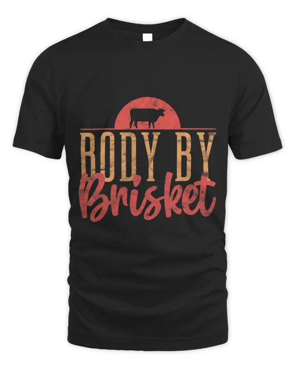 Mens Funny Grilling Body By Brisket Smoker
