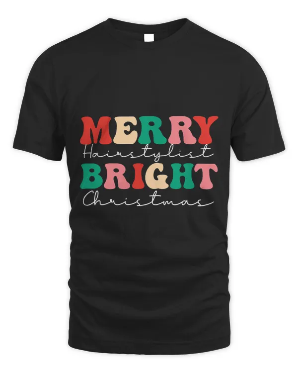 Merry Hairstylist Bright Christmas Family Group Matching