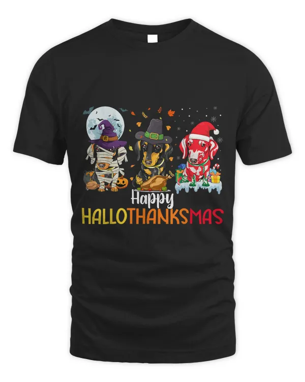 Wiener Halloween Merry Christmas Happy Hallothanksmas 18 Dachshund Doxie
