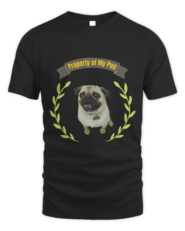 Pug Lover Funny Lover Property of My Pugs Dog