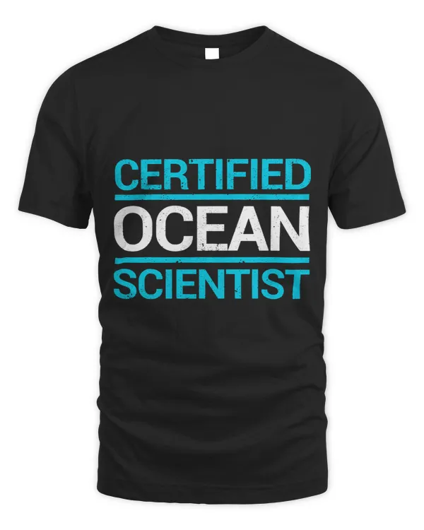 Funny Marine Biologist Certified Ocean Scientist